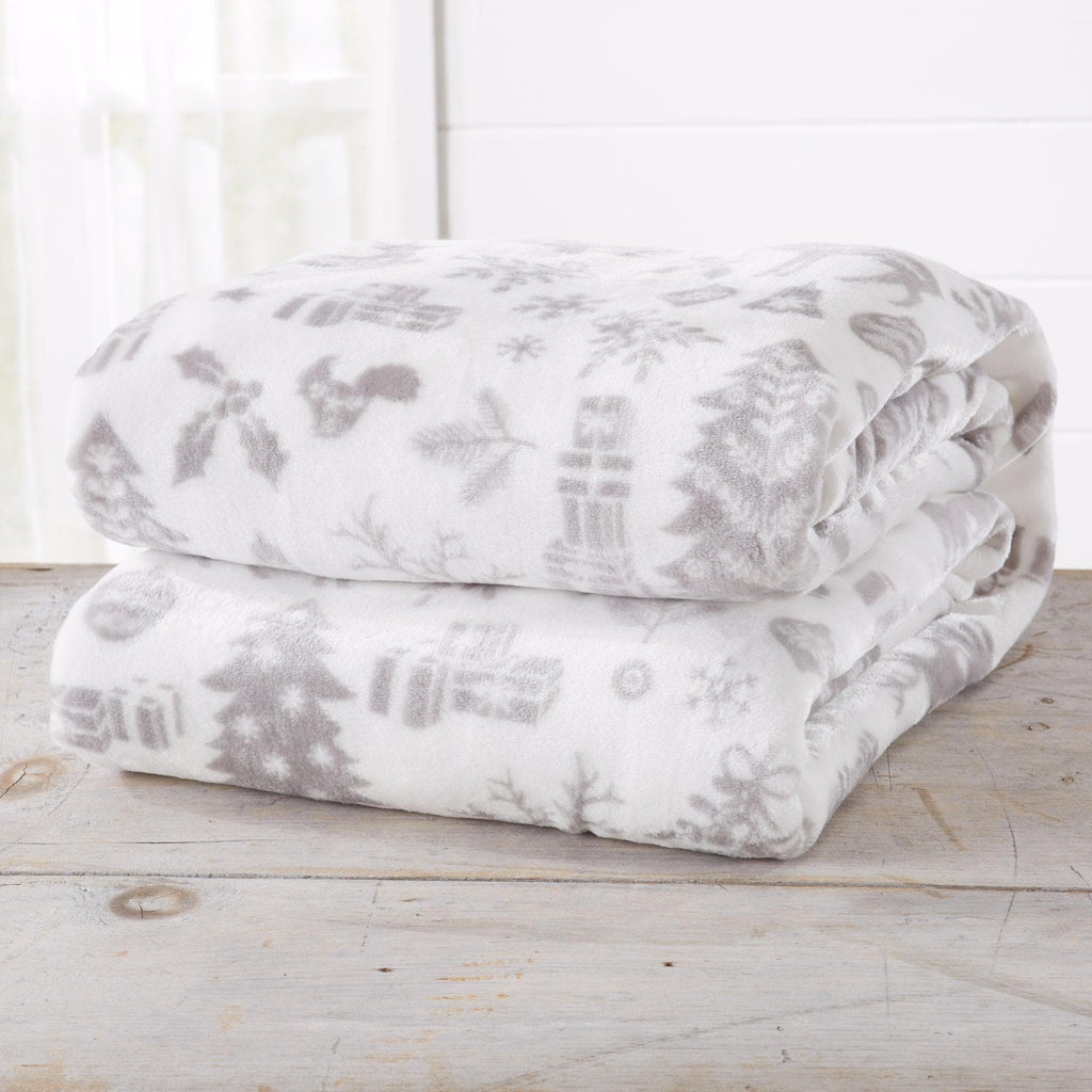 Velvet Throw Blanket - Pearl Collection - Rustic Avenue