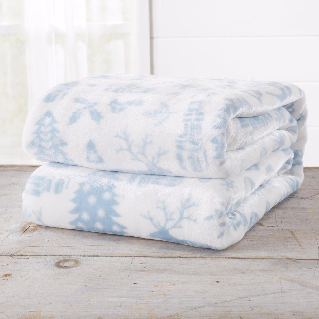 Velvet Throw Blanket - Pearl Collection - Rustic Avenue