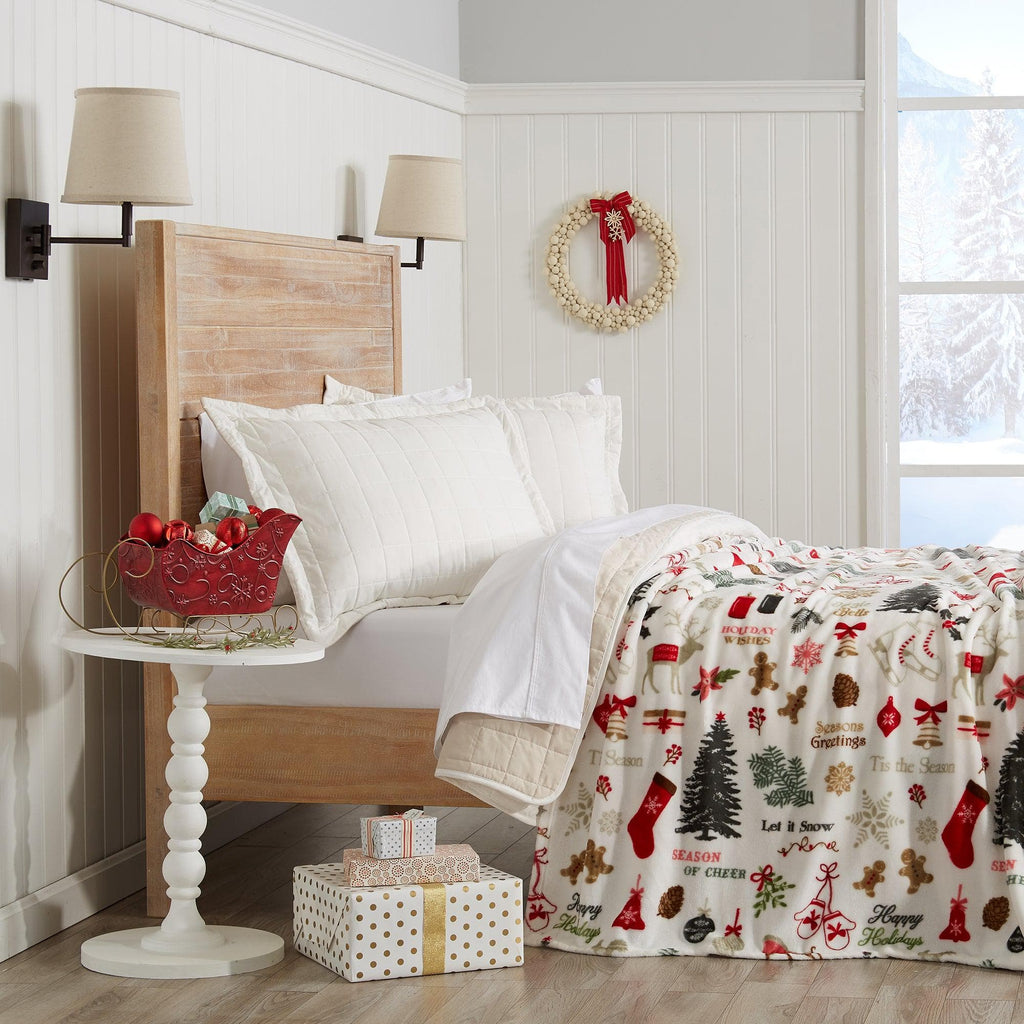 Velvet Throw Blanket - Pearl Collection - Rustic Avenue