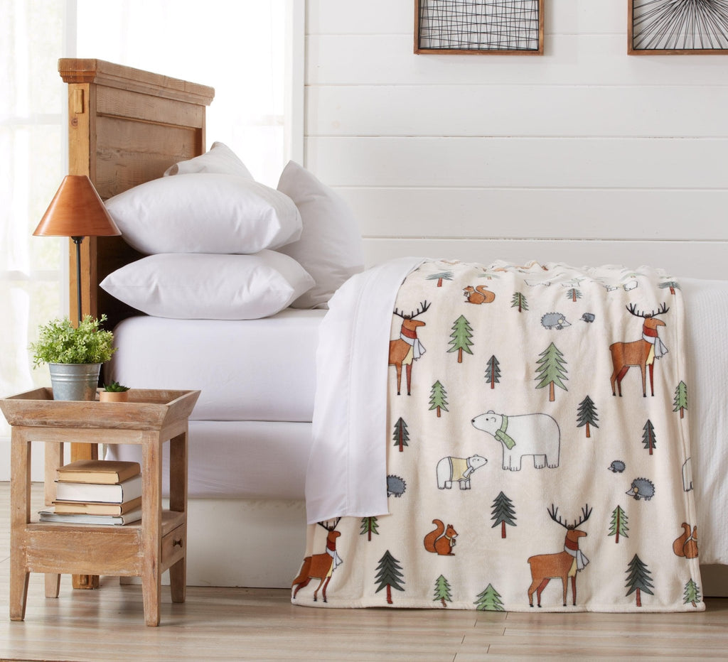 Velvet Throw Blanket - Pearl Collection - Rustic Avenue
