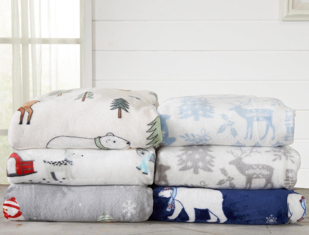 Velvet Throw Blanket - Pearl Collection - Rustic Avenue