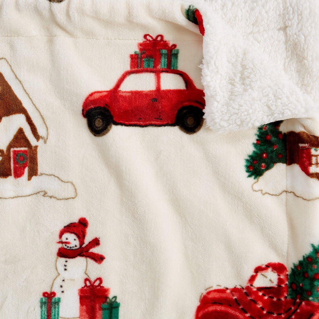 Holiday Sherpa Throw - Esmay Collection - Rustic Avenue