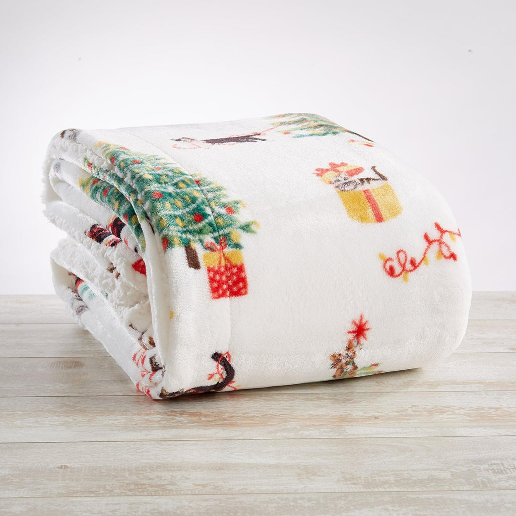 Holiday Sherpa Throw - Esmay Collection - Rustic Avenue