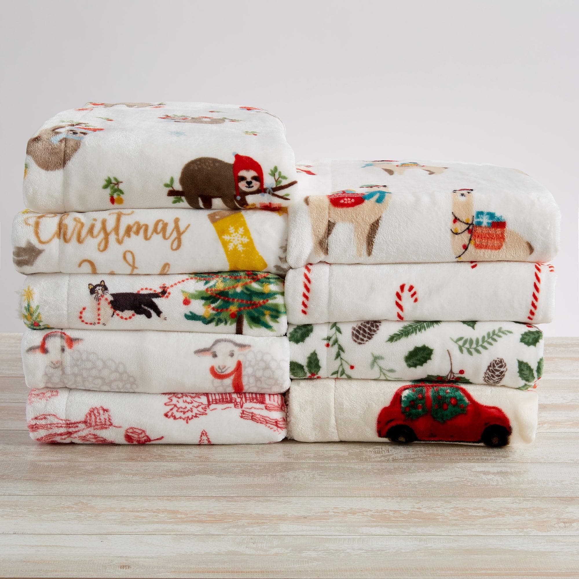 Holiday Sherpa Throw - Esmay Collection - Rustic Avenue