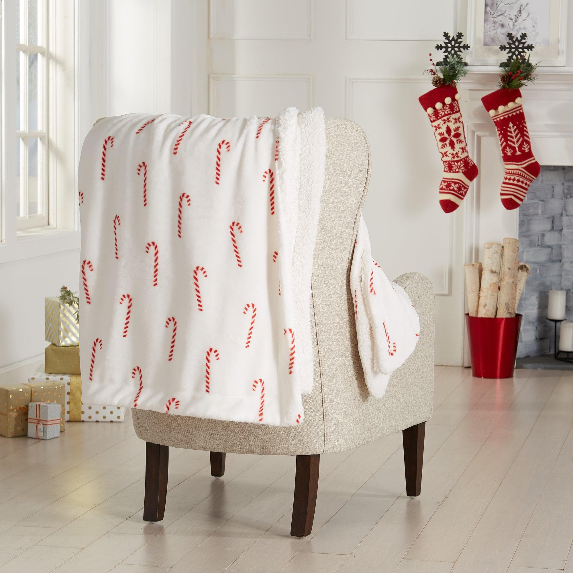Holiday Sherpa Throw - Esmay Collection - Rustic Avenue