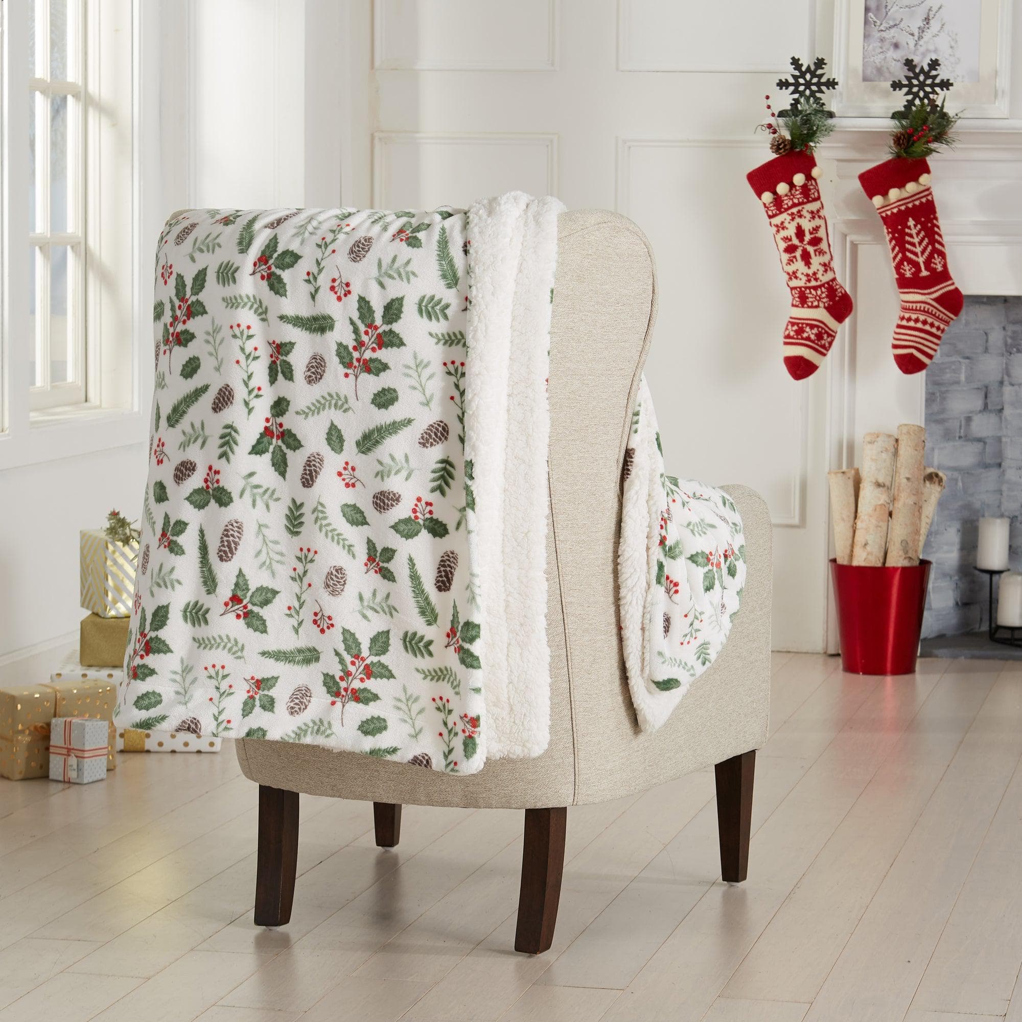 Holiday Sherpa Throw - Esmay Collection - Rustic Avenue