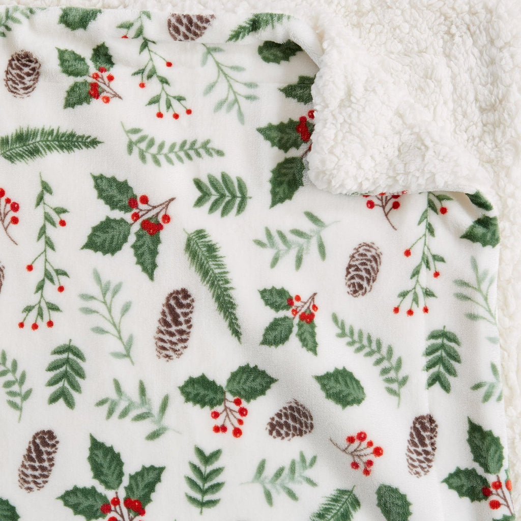 Holiday Sherpa Throw - Esmay Collection - Rustic Avenue