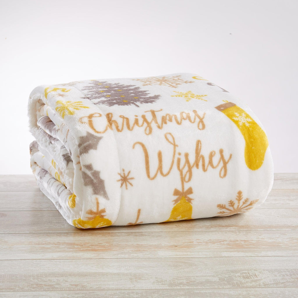 Holiday Sherpa Throw - Esmay Collection - Rustic Avenue