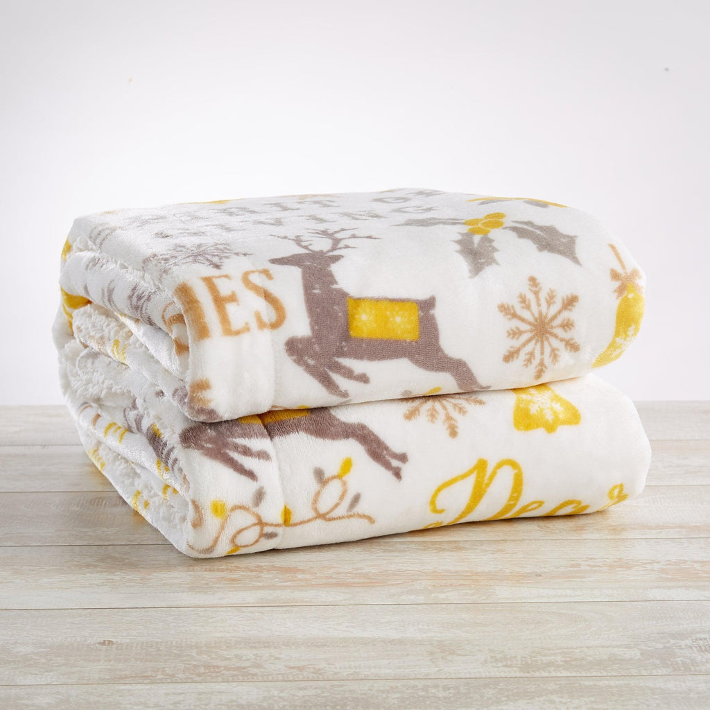 Holiday Sherpa Throw - Esmay Collection - Rustic Avenue