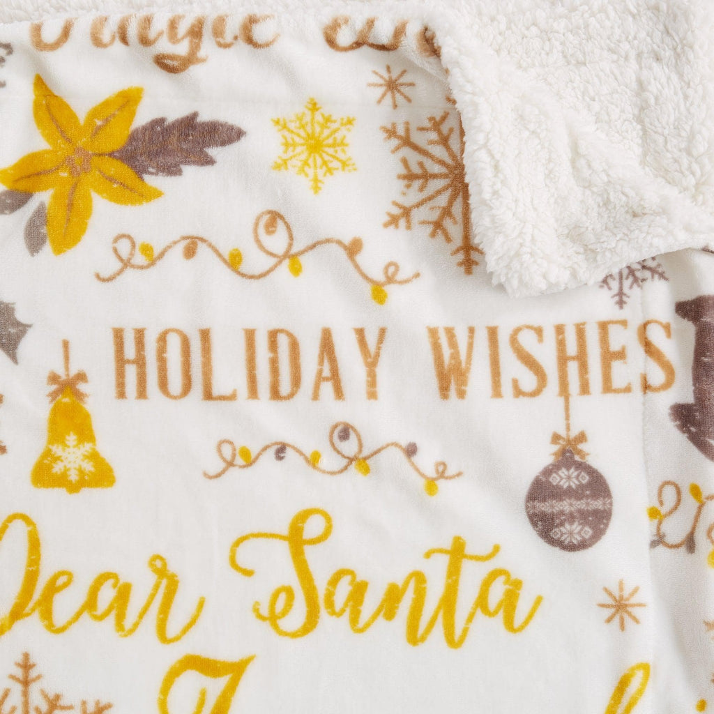 Holiday Sherpa Throw - Esmay Collection - Rustic Avenue