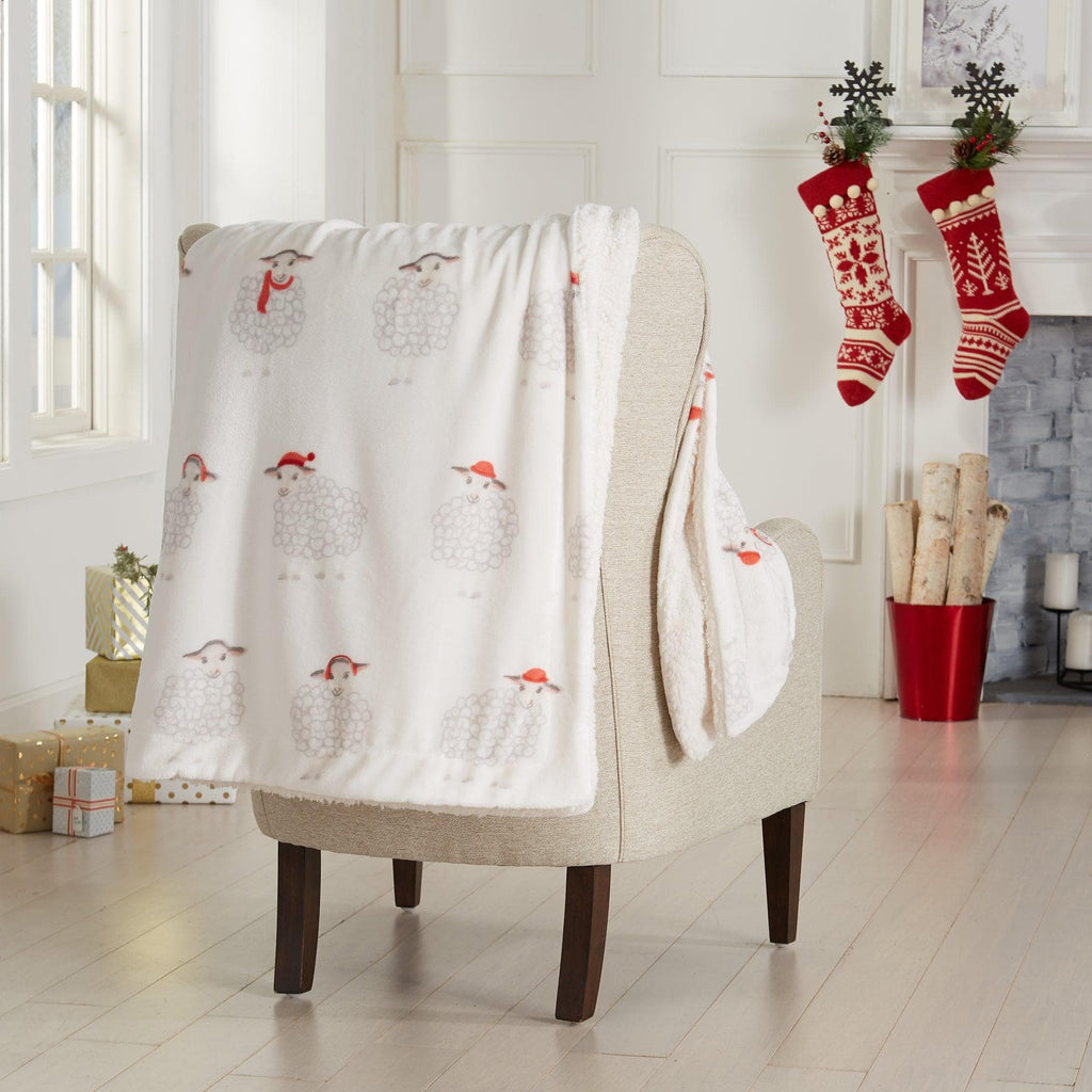 Holiday Sherpa Throw - Esmay Collection - Rustic Avenue