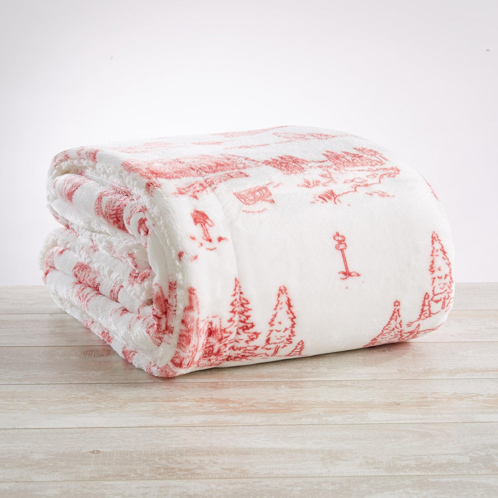 Holiday Sherpa Throw - Esmay Collection - Rustic Avenue