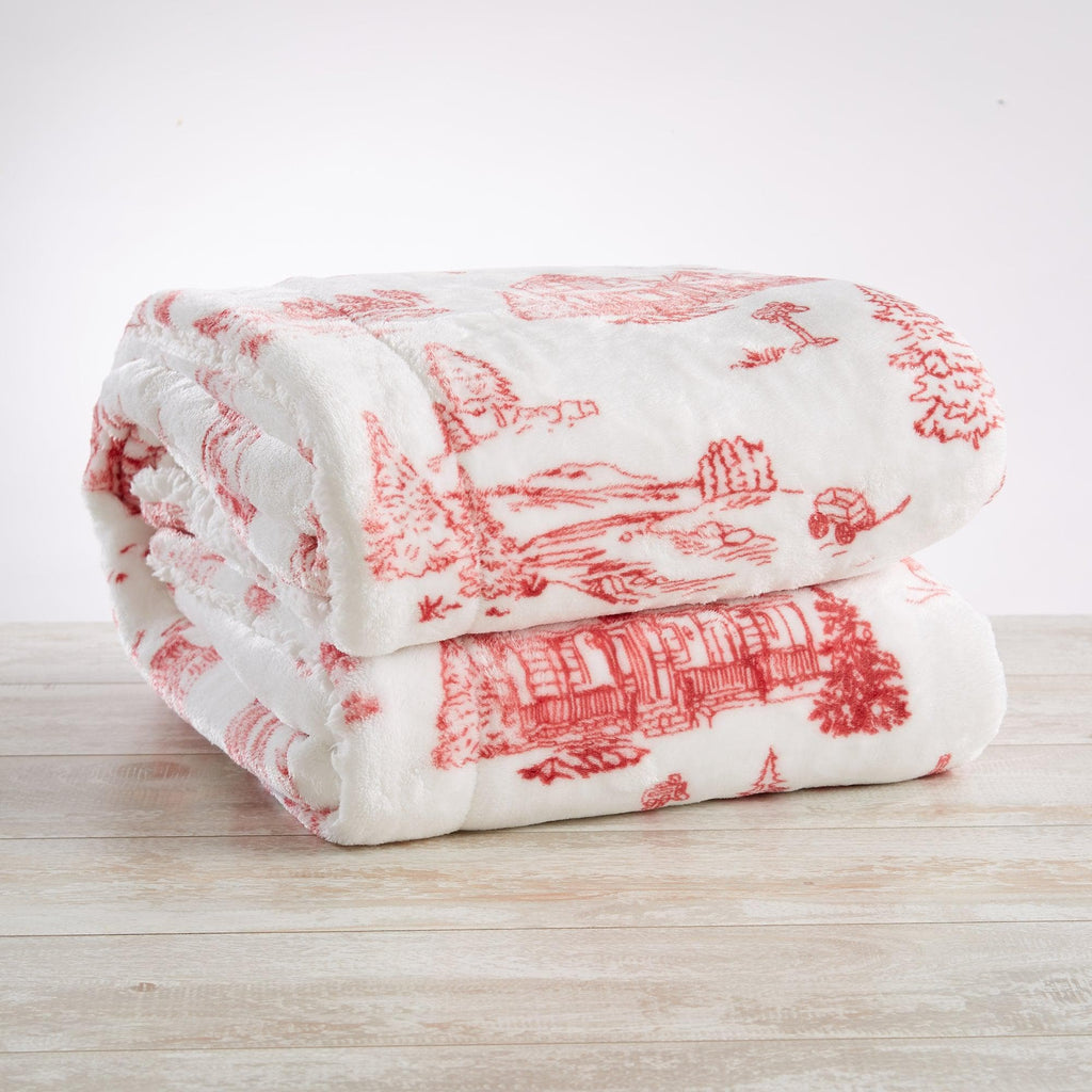 Holiday Sherpa Throw - Esmay Collection - Rustic Avenue