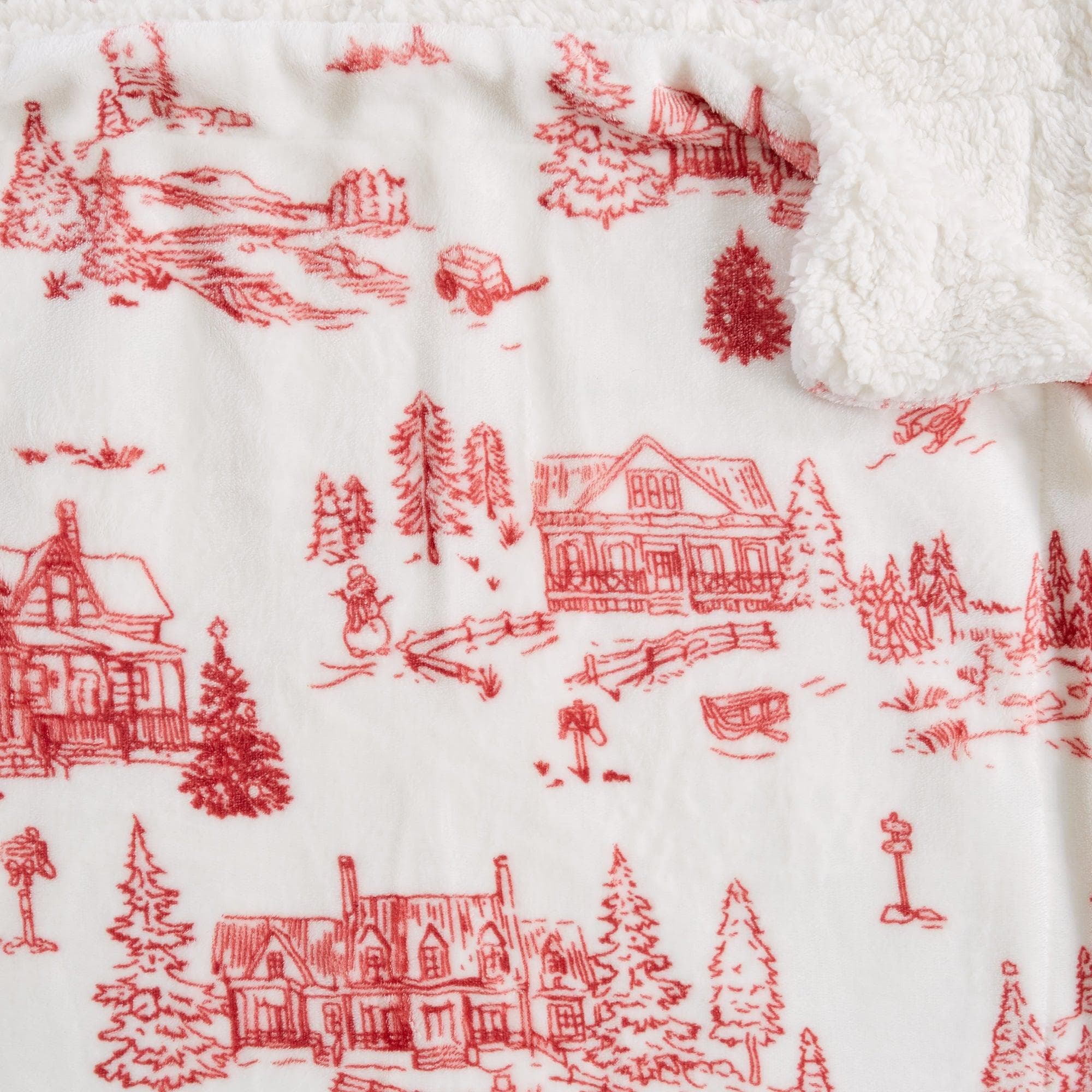 Holiday Sherpa Throw - Esmay Collection - Rustic Avenue