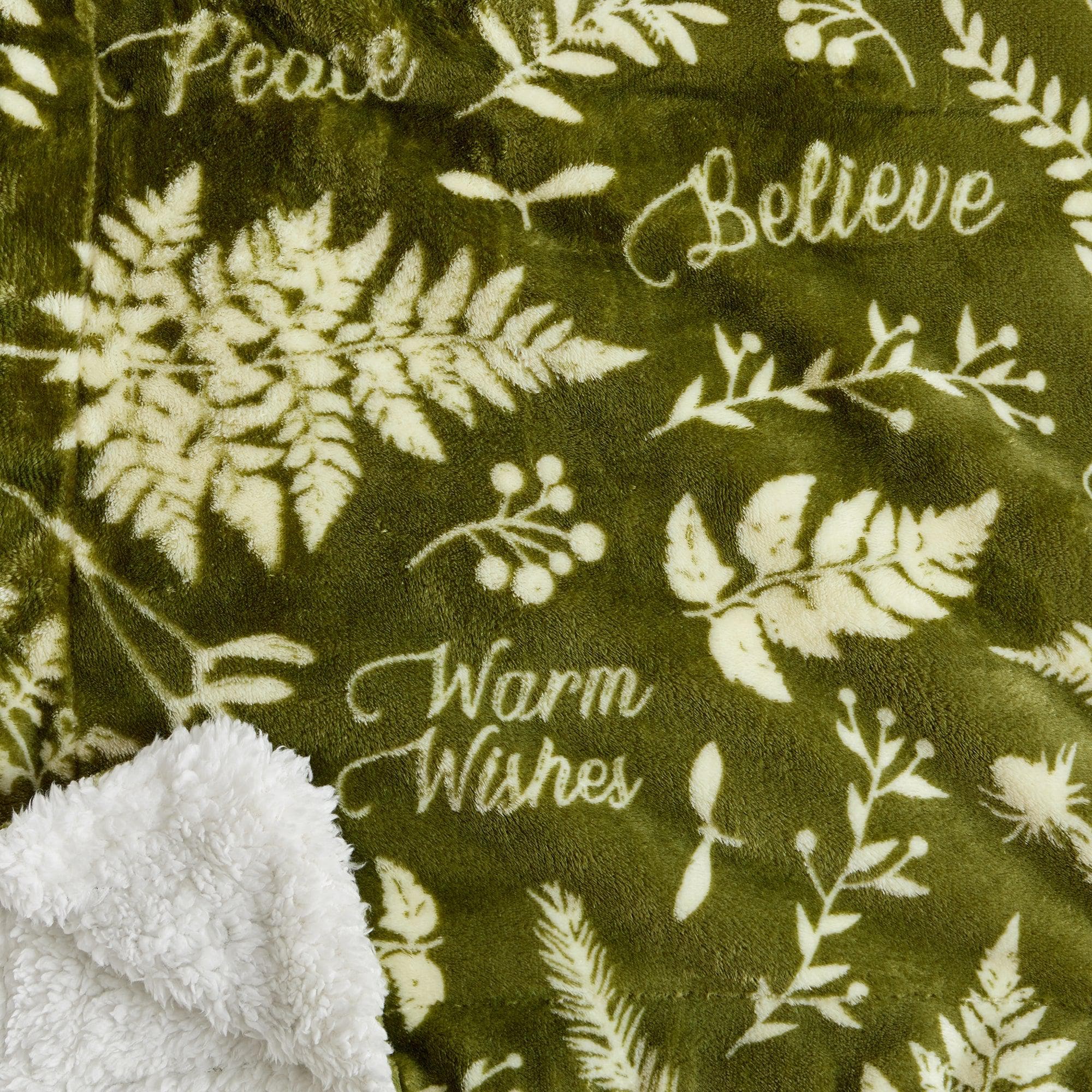Holiday Sherpa Throw - Esmay Collection - Rustic Avenue
