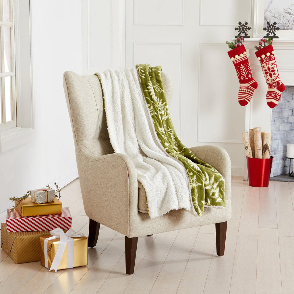 Holiday Sherpa Throw - Esmay Collection - Rustic Avenue