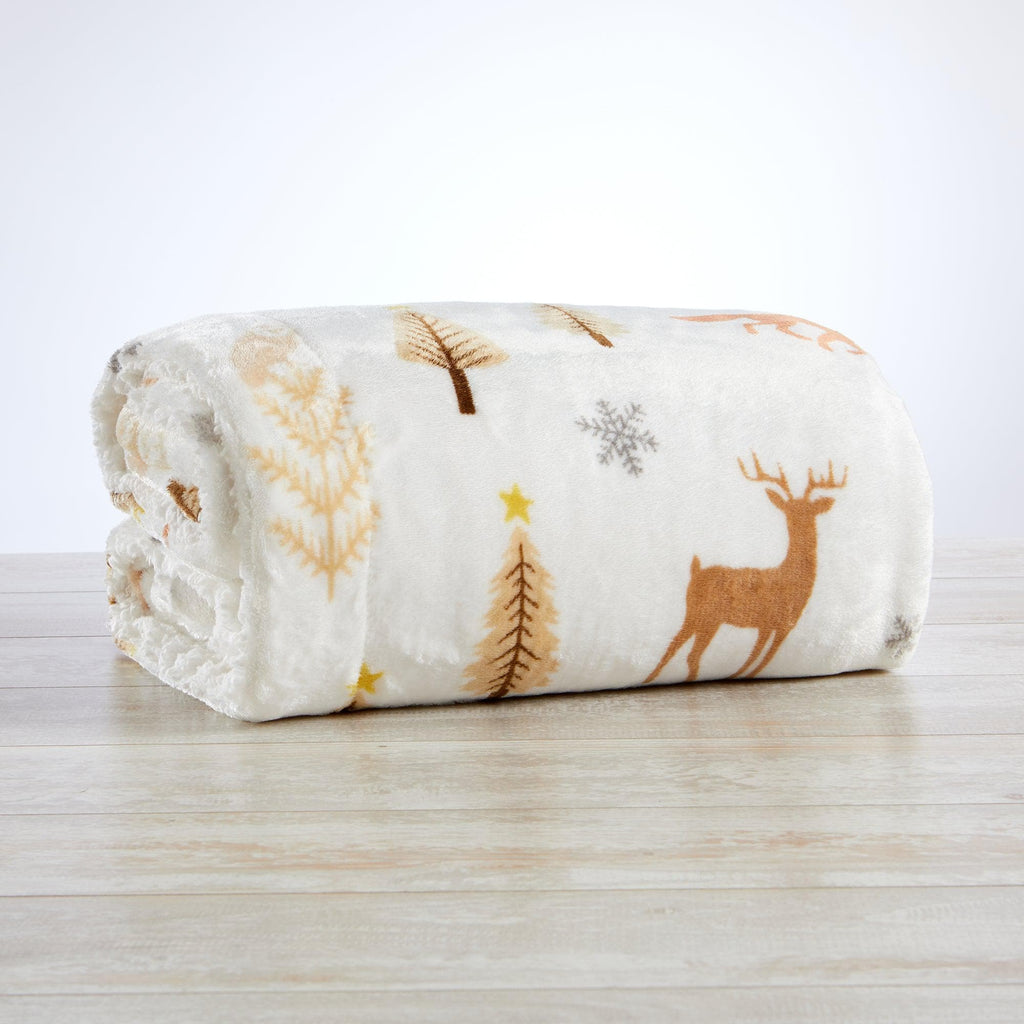 Holiday Sherpa Throw - Esmay Collection - Rustic Avenue