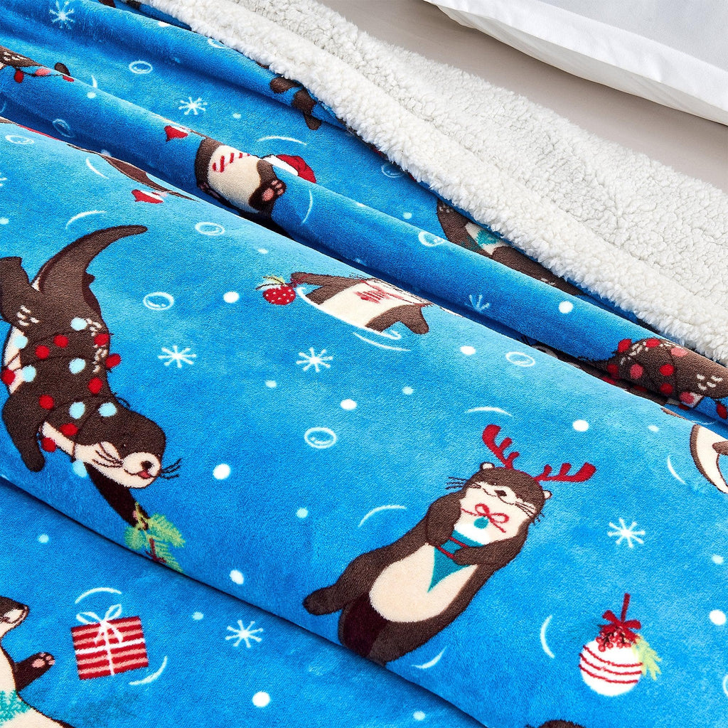 Holiday Sherpa Throw - Esmay Collection - Rustic Avenue