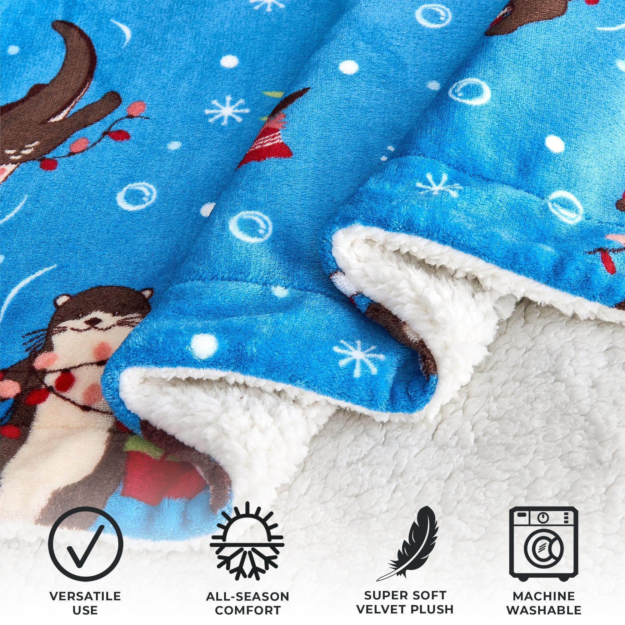 Holiday Sherpa Throw - Esmay Collection - Rustic Avenue