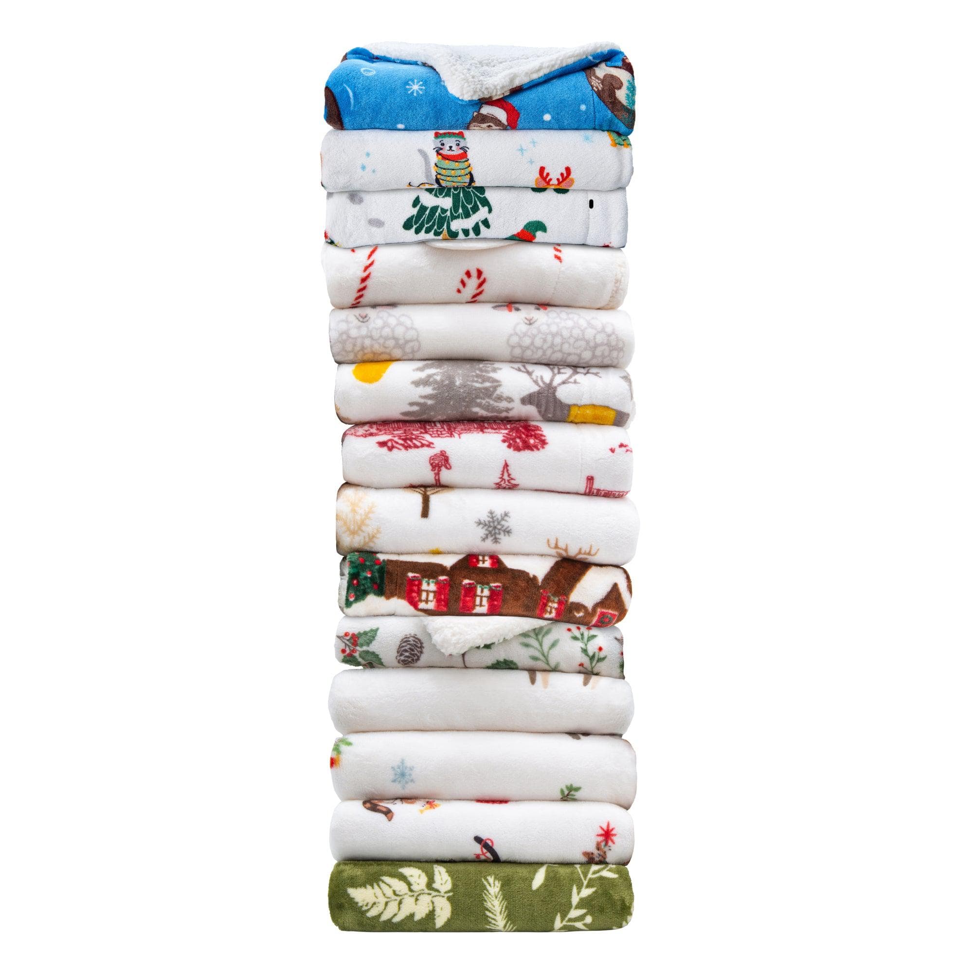 Holiday Sherpa Throw - Esmay Collection - Rustic Avenue