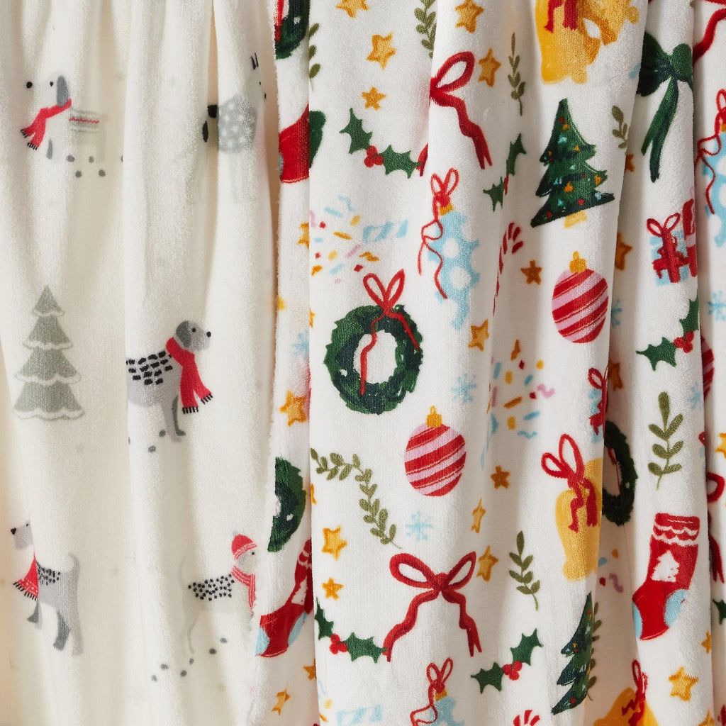 Holiday Sherpa Throw - Esmay Collection - Rustic Avenue