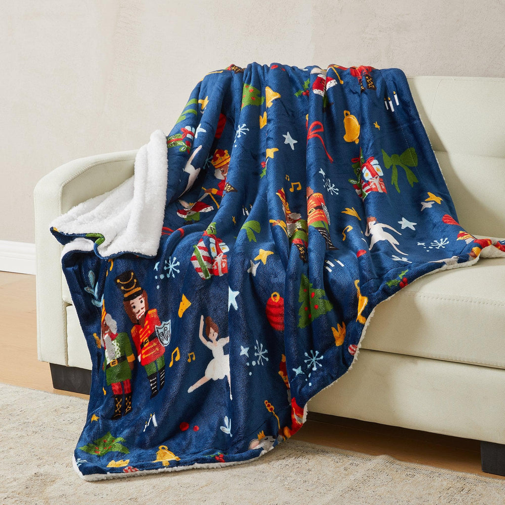 Holiday Sherpa Throw - Esmay Collection - Rustic Avenue