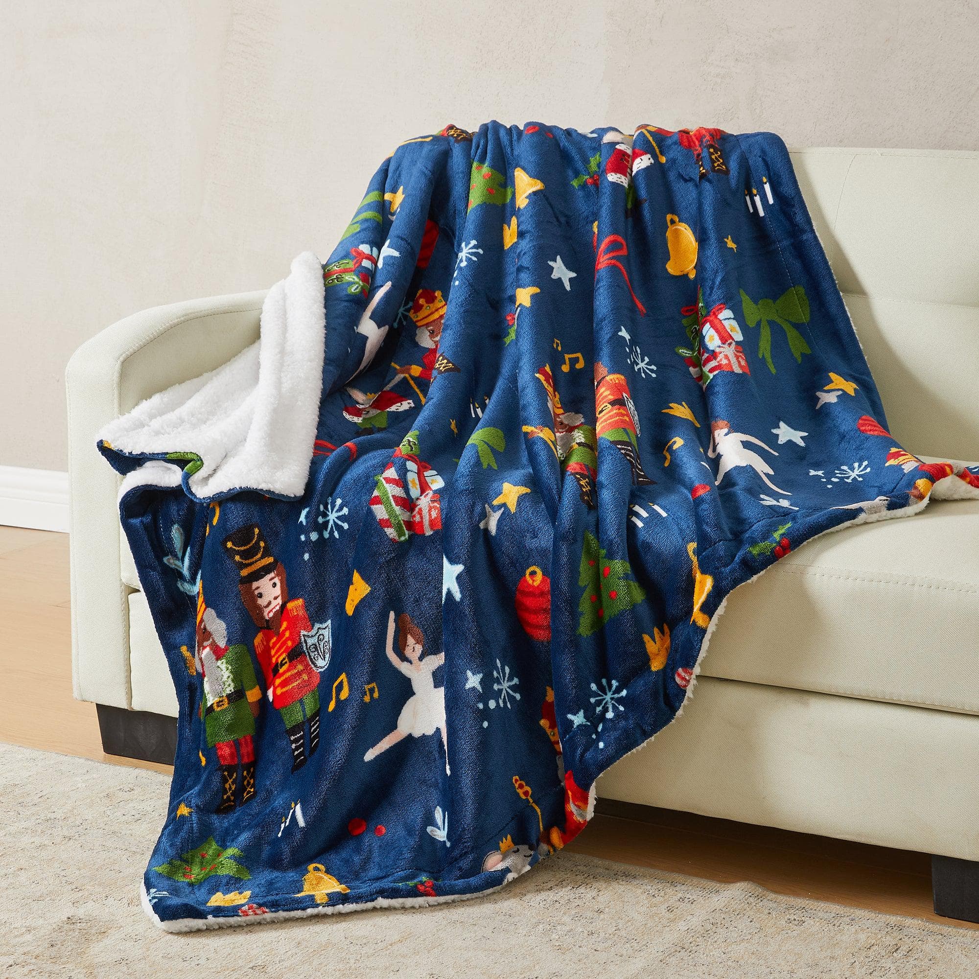 Holiday Sherpa Throw - Esmay Collection - Rustic Avenue