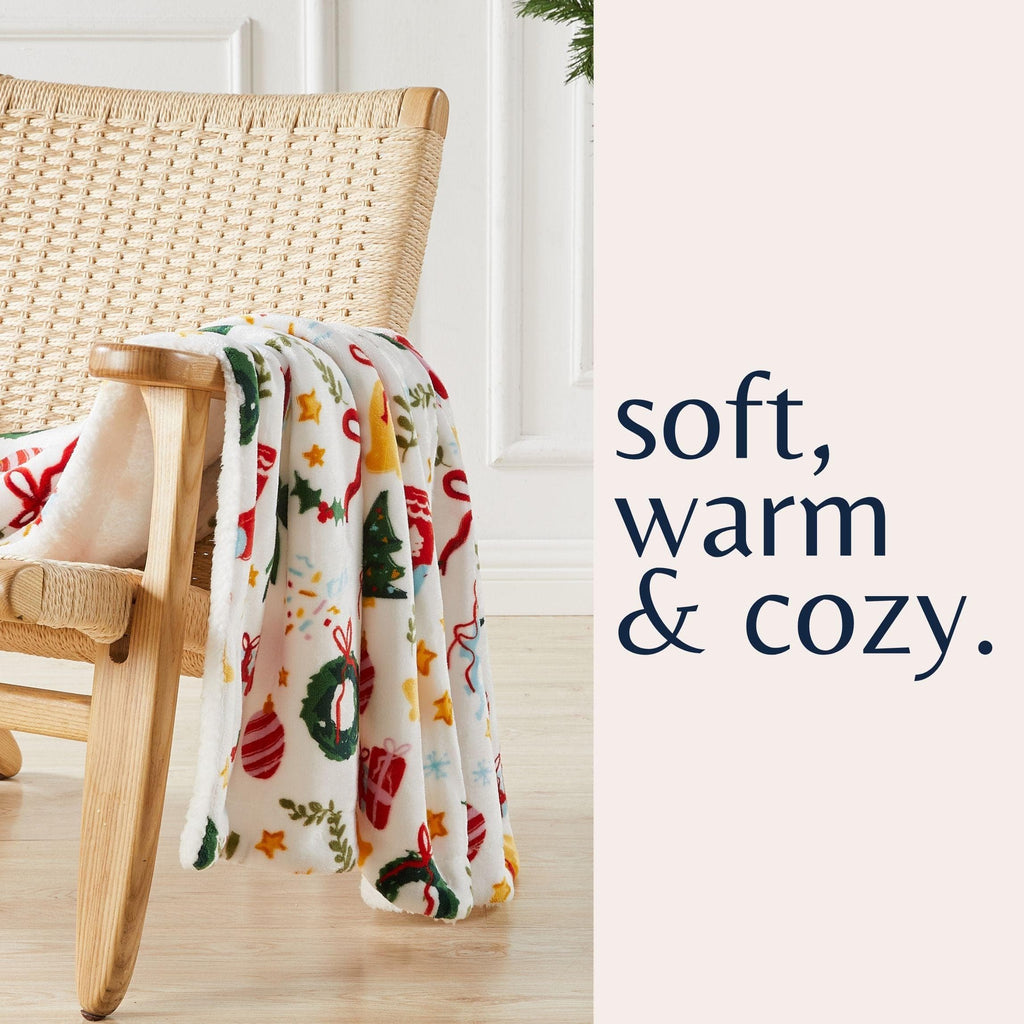 Sherpa Throw Blanket - Eve Collection - Rustic Avenue