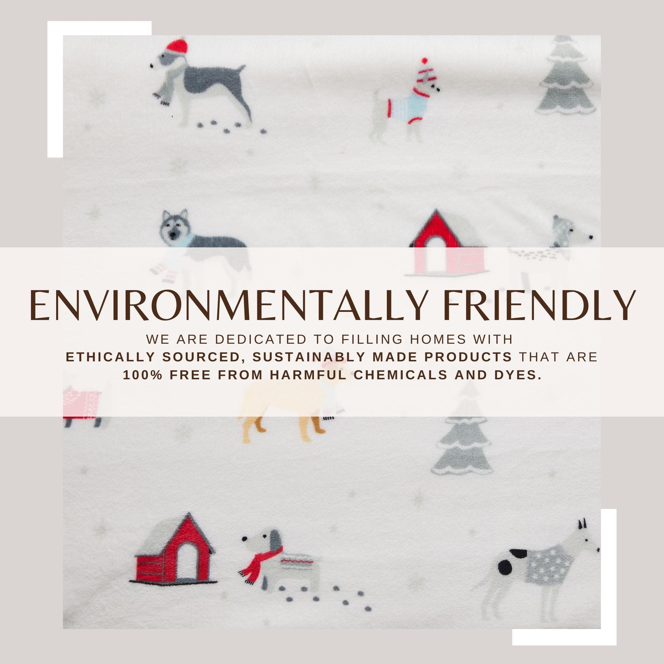 Sherpa Throw Blanket - Eve Collection - Rustic Avenue