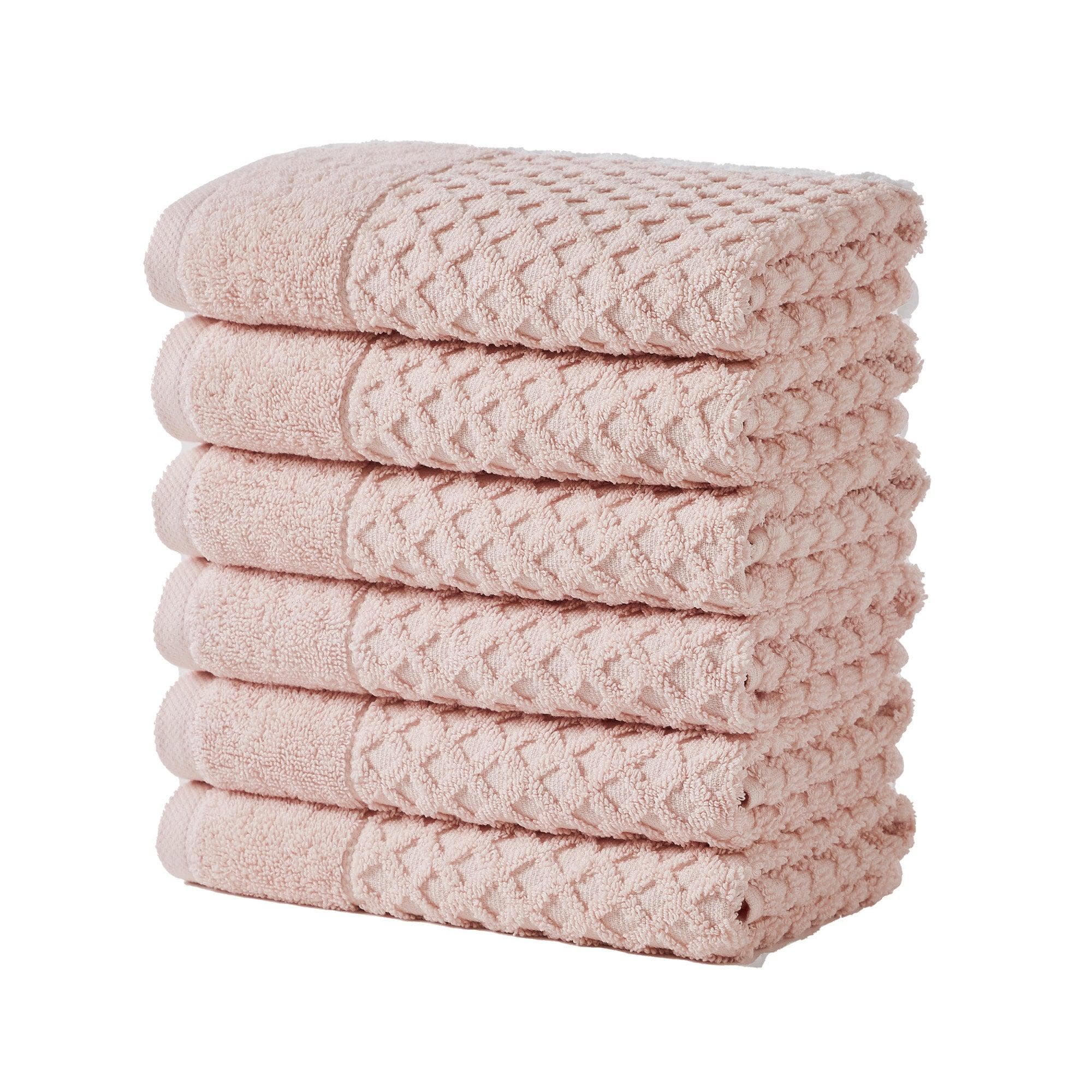 Cotton Diamond Waffle Weave Bath Towel Set - Grayson Collection - Rustic Avenue