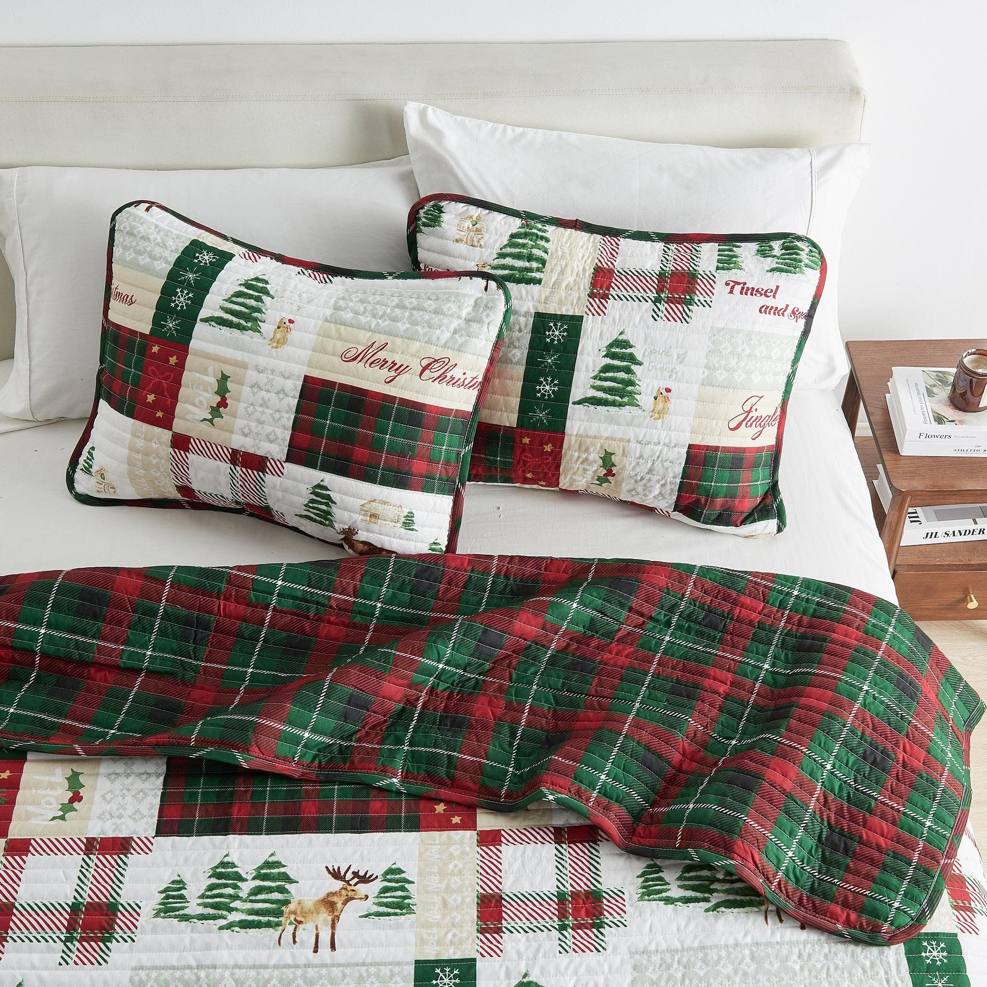 Colorful Holiday Quilt Set - Midnight Magic Collection - Rustic Avenue