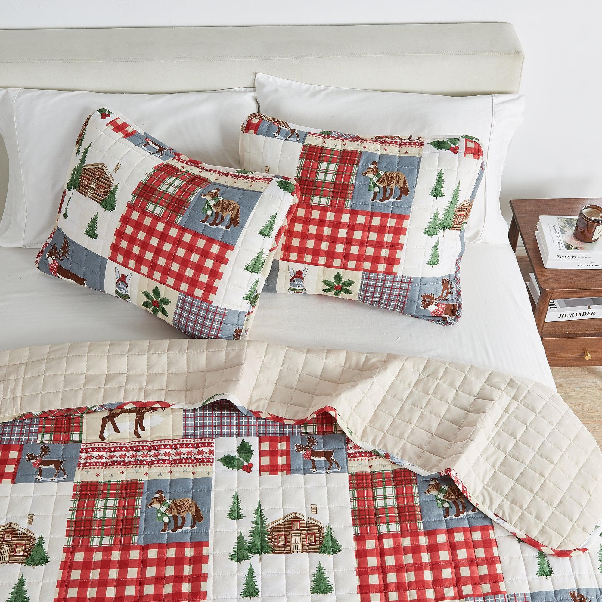 Colorful Holiday Quilt Set - Midnight Magic Collection - Rustic Avenue