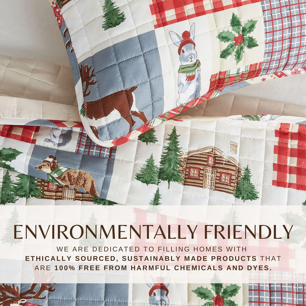Colorful Holiday Quilt Set - Midnight Magic Collection - Rustic Avenue