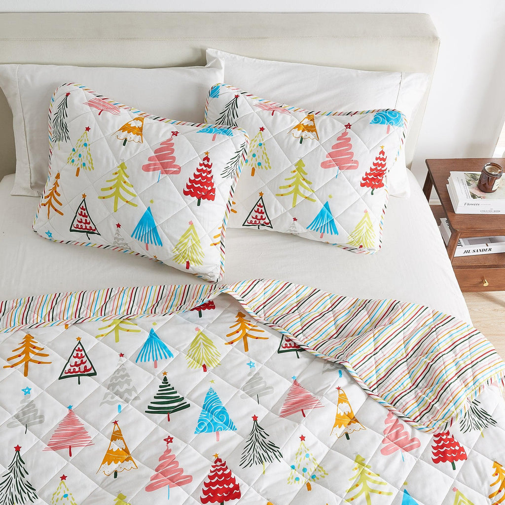 Colorful Holiday Quilt Set - Midnight Magic Collection - Rustic Avenue