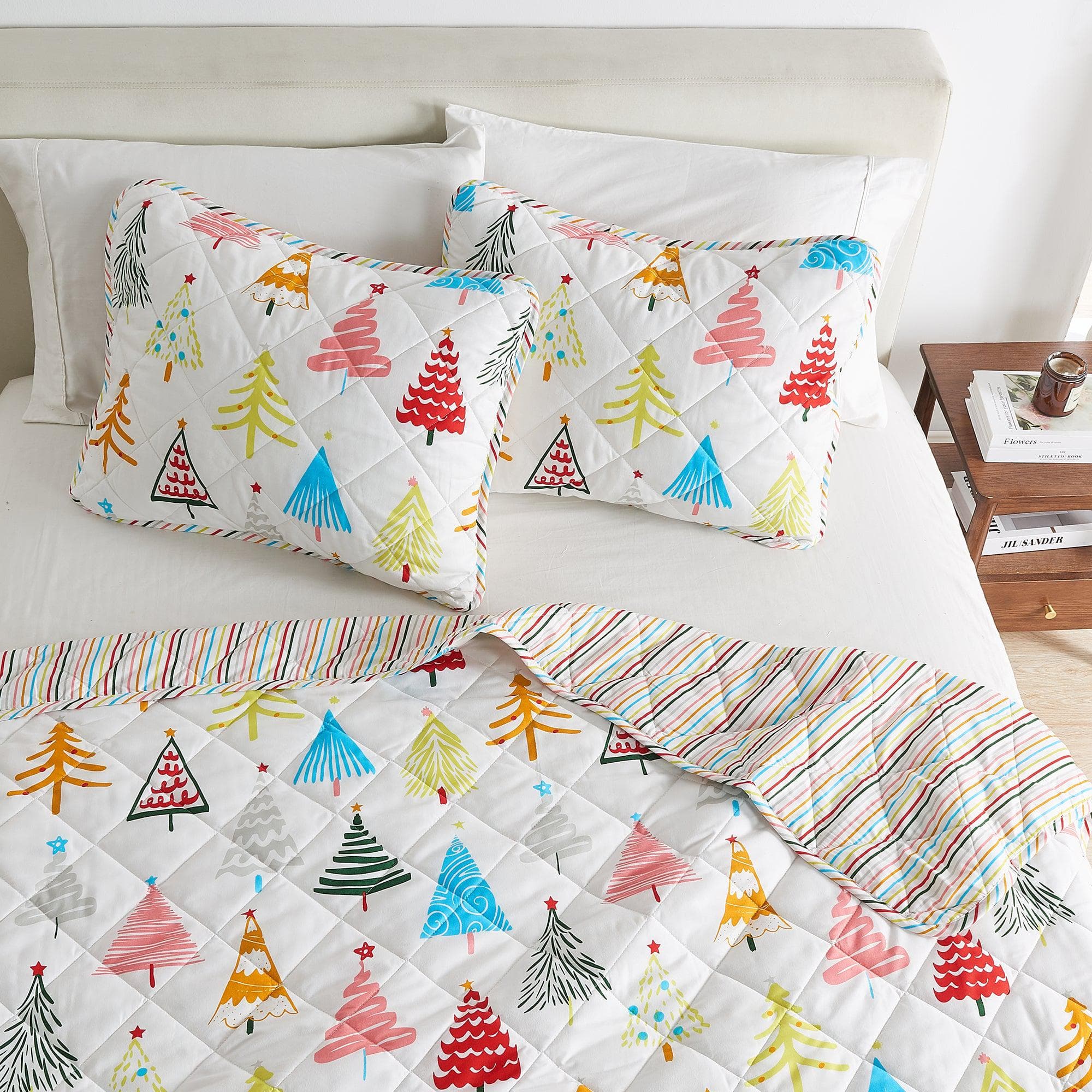Colorful Holiday Quilt Set - Midnight Magic Collection - Rustic Avenue