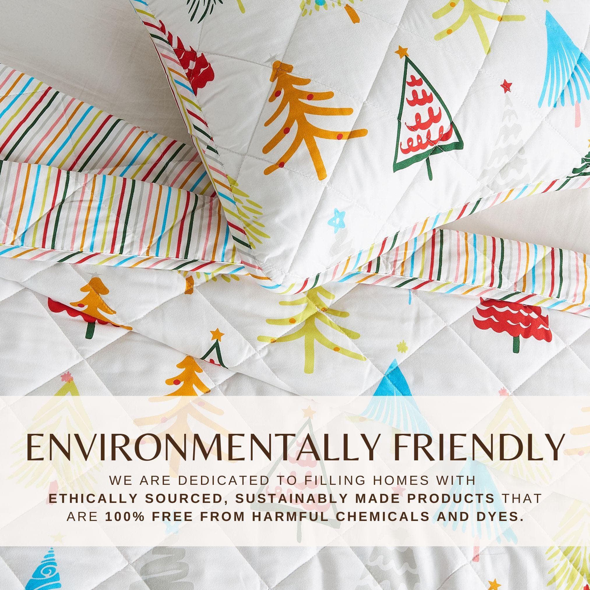 Colorful Holiday Quilt Set - Midnight Magic Collection - Rustic Avenue