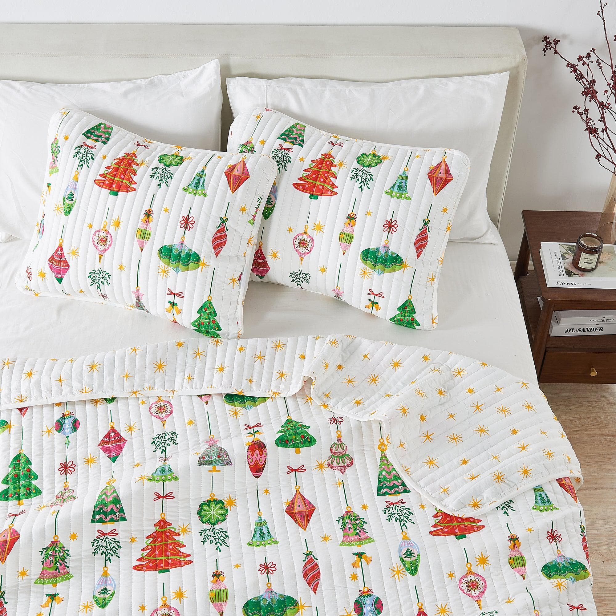 Colorful Holiday Quilt Set - Midnight Magic Collection - Rustic Avenue