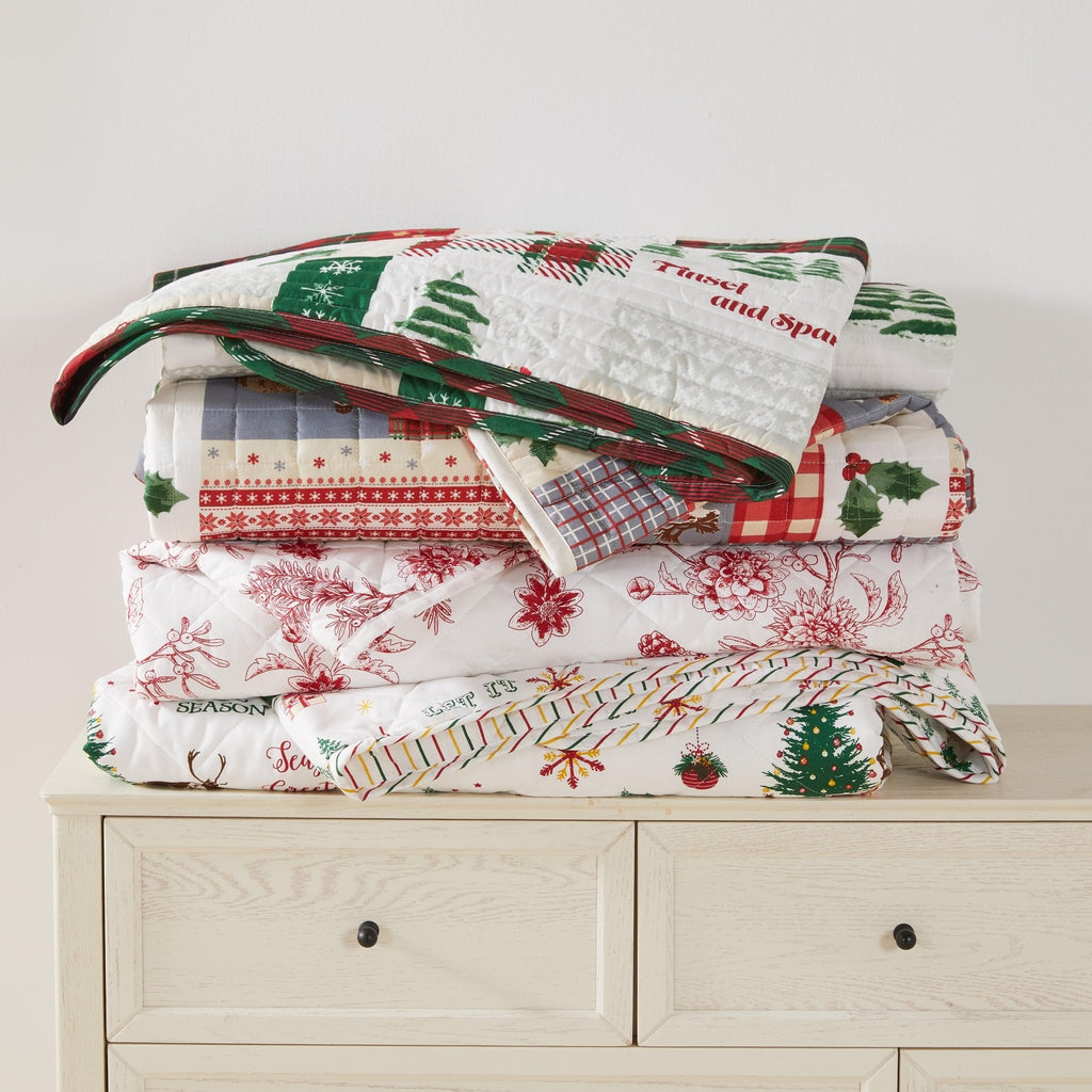 Colorful Holiday Quilt Set - Midnight Magic Collection - Rustic Avenue