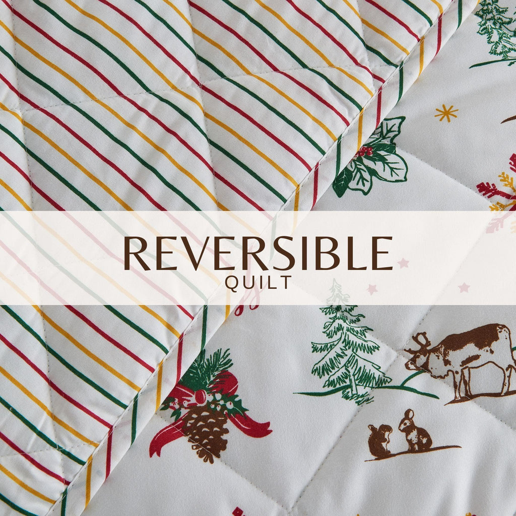 Colorful Holiday Quilt Set - Midnight Magic Collection - Rustic Avenue