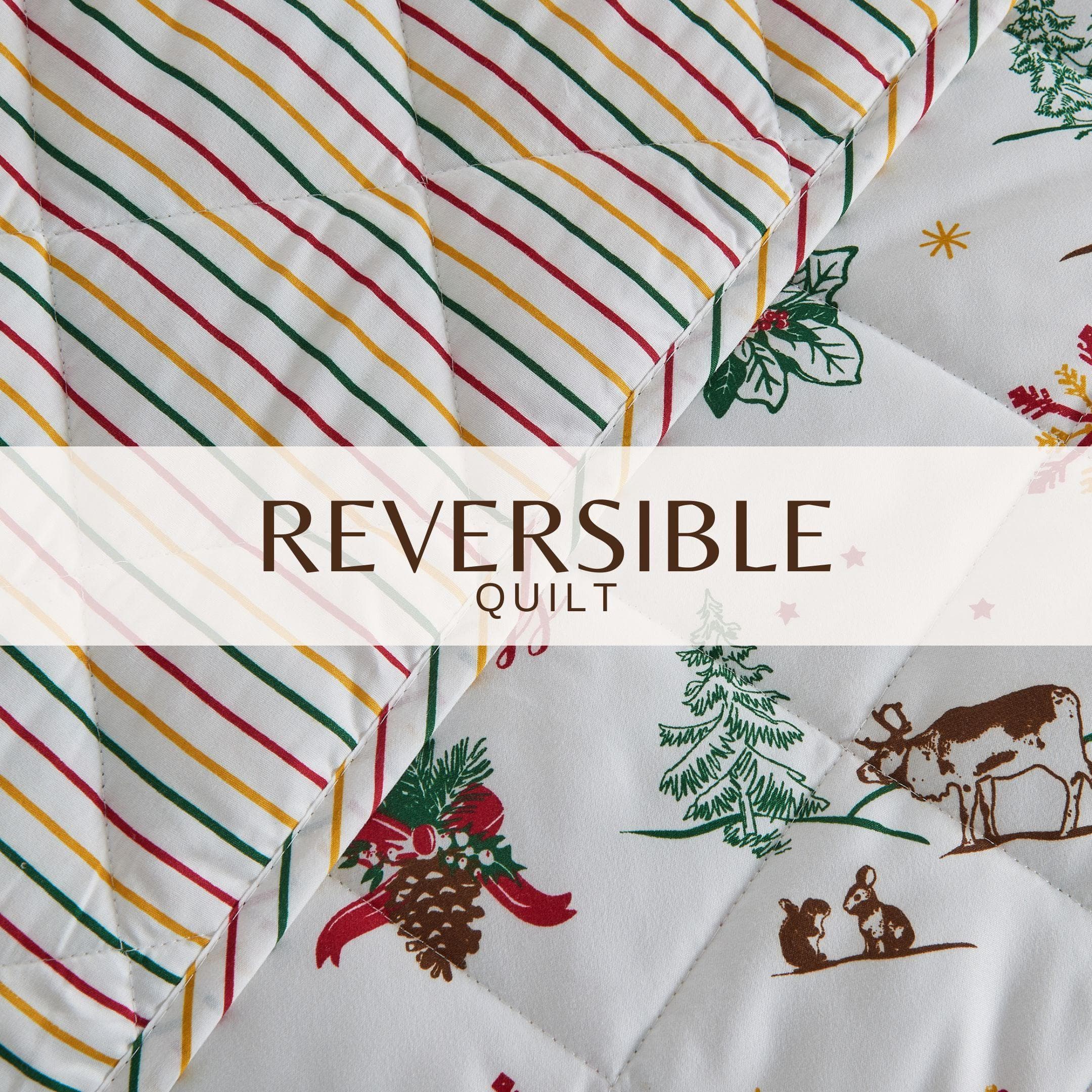 Colorful Holiday Quilt Set - Midnight Magic Collection - Rustic Avenue