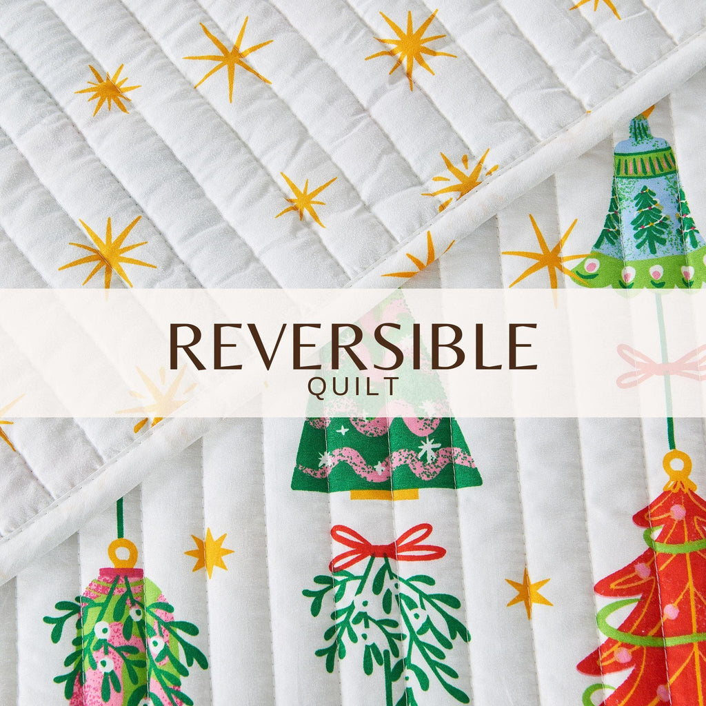 Colorful Holiday Quilt Set - Midnight Magic Collection - Rustic Avenue