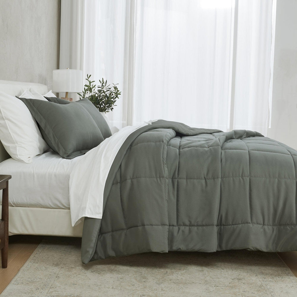 Reversible Comforter Set - Odette Collection - Rustic Avenue
