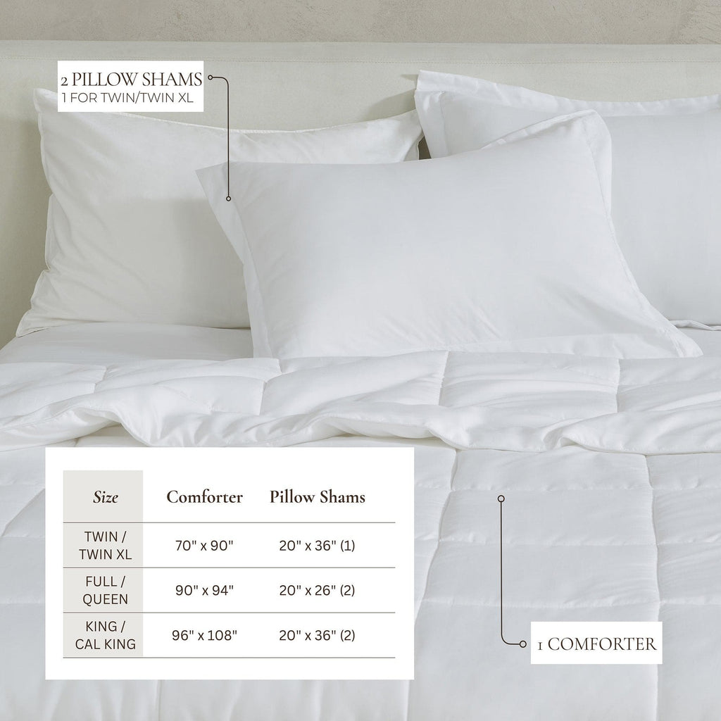 Reversible Comforter Set - Odette Collection - Rustic Avenue
