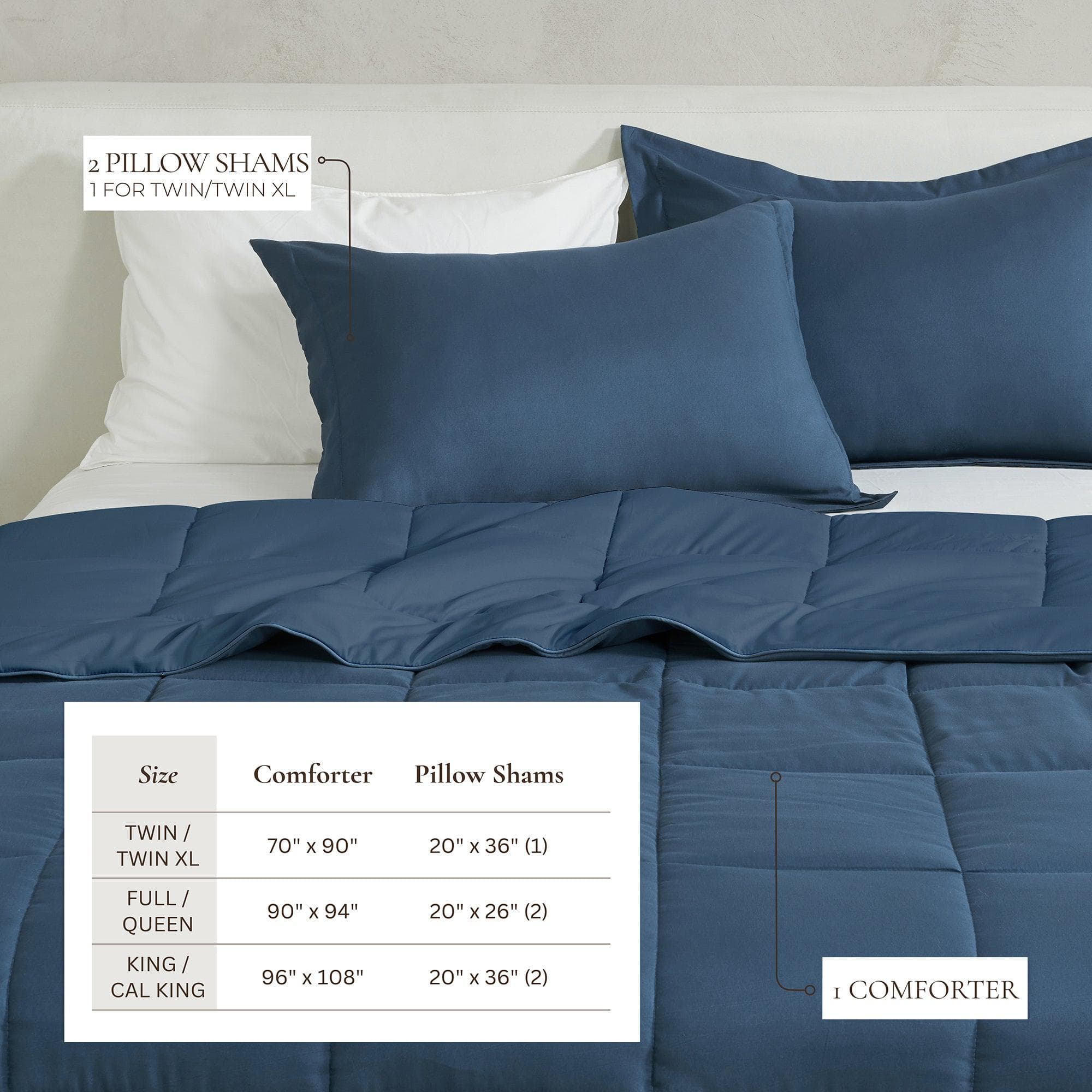 Reversible Comforter Set - Odette Collection - Rustic Avenue