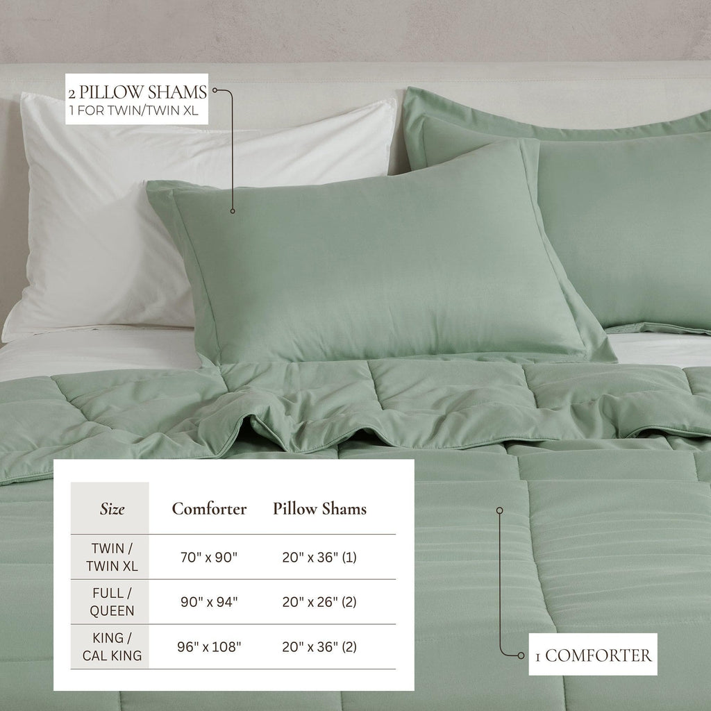 Reversible Comforter Set - Odette Collection - Rustic Avenue