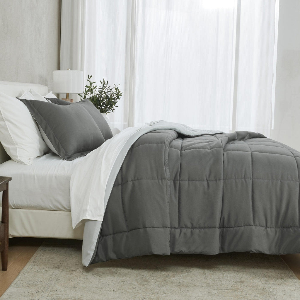 Reversible Comforter Set - Odette Collection - Rustic Avenue