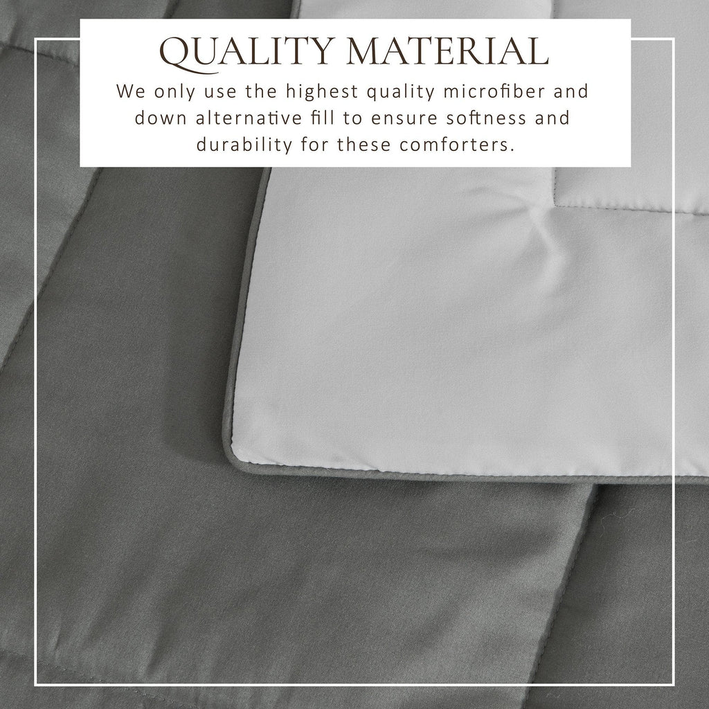 Reversible Comforter Set - Odette Collection - Rustic Avenue