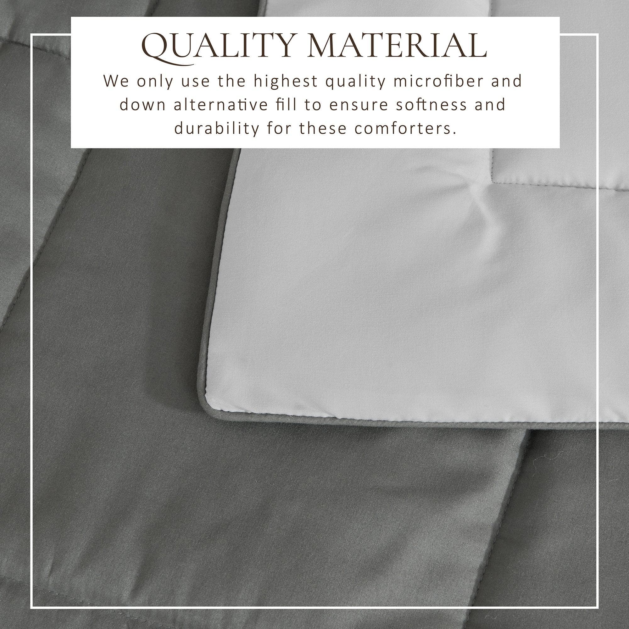 Reversible Comforter Set - Odette Collection - Rustic Avenue