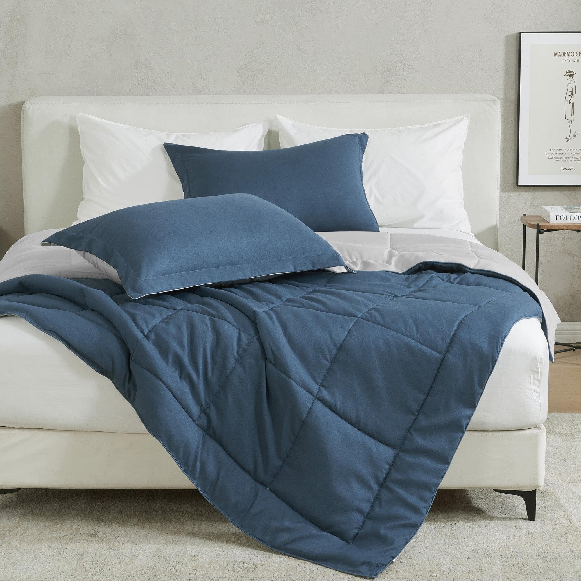 Reversible Comforter Set - Odette Collection - Rustic Avenue