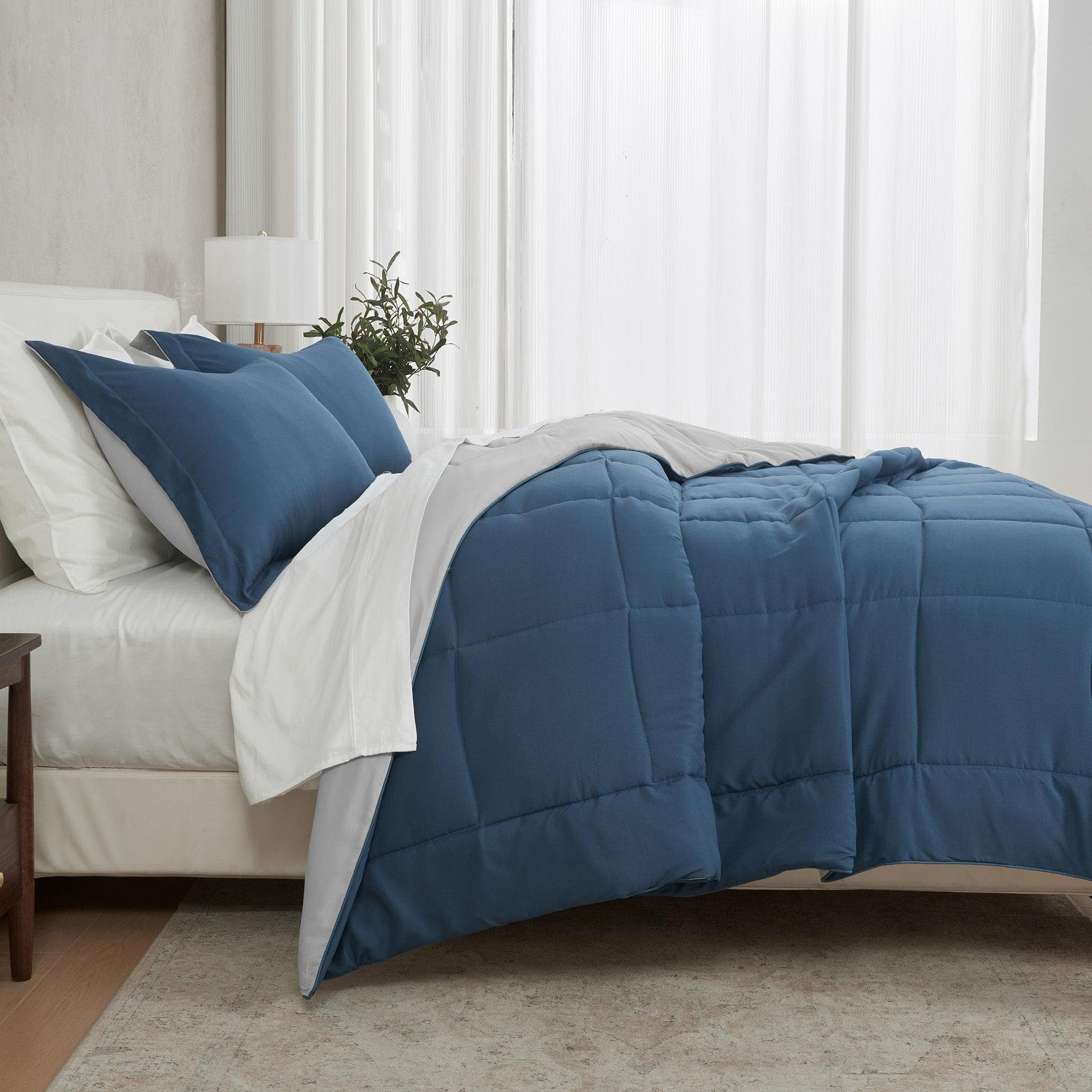 Reversible Comforter Set - Odette Collection - Rustic Avenue